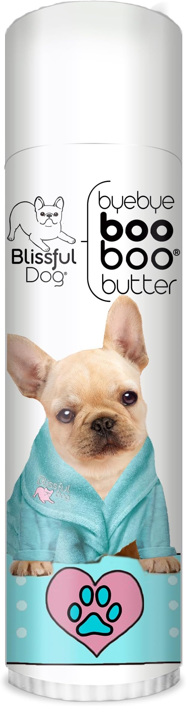 The Blissful Dog .50 oz Tube French Bulldog Booboo Butter