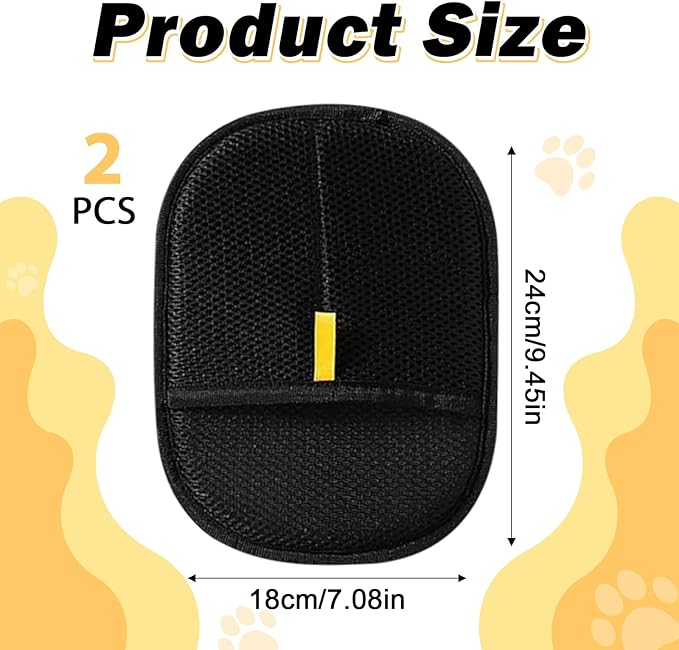 Pet Hair Removal Glove for Cats Dogs,2025 Electrostatic Pet Hair Remover Grooming Removal Gloves for Pets Hair,Hair Remover Gloves for Couch Clothes Carpet Bed Furniture Pet Grooming