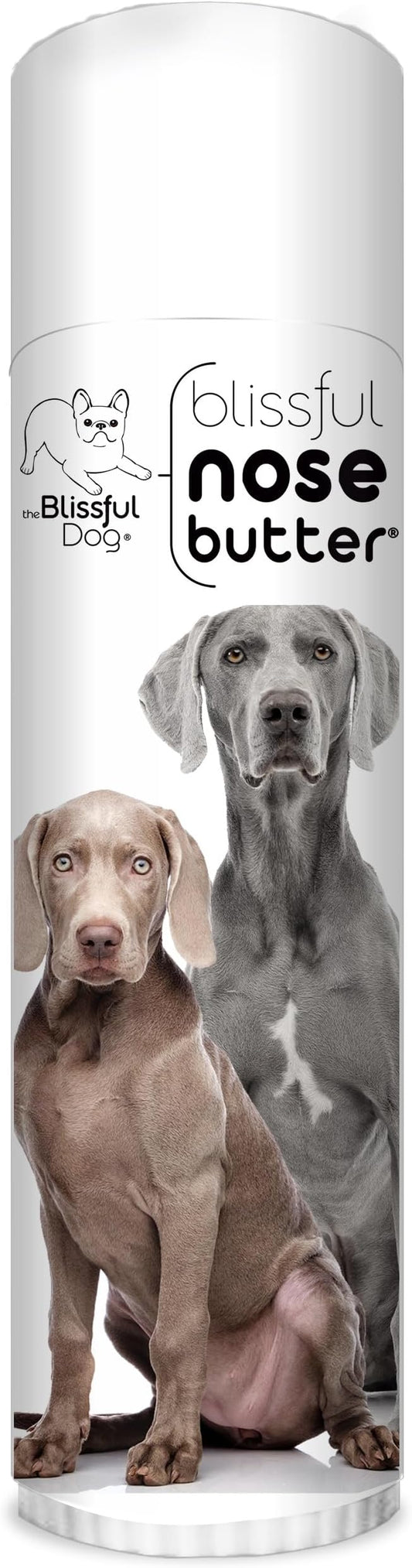 The Blissful Dog Weimaraner Nose Butter for Dry, Cracked Skin, Lick-Safe Dog Nose Balm with Moisturizing Shea Butter, Almond, Olive, and Essential Oils, Pet Supplies, Uncented, 0.50 oz.