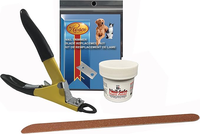 Resco USA-Made Nail Grooming Kit, Large, Yellow (PF0531)