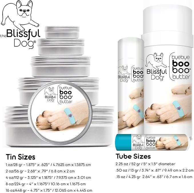The Blissful Dog 8 oz TIN Chow Booboo Butter