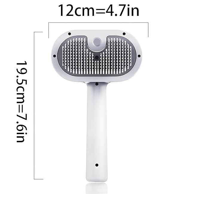 Pet Steam Brush for Dog & Cat – Spray Hair Removal Comb – Steam for Shedding & Grooming – Water Brush for Long & Short Haired Pets