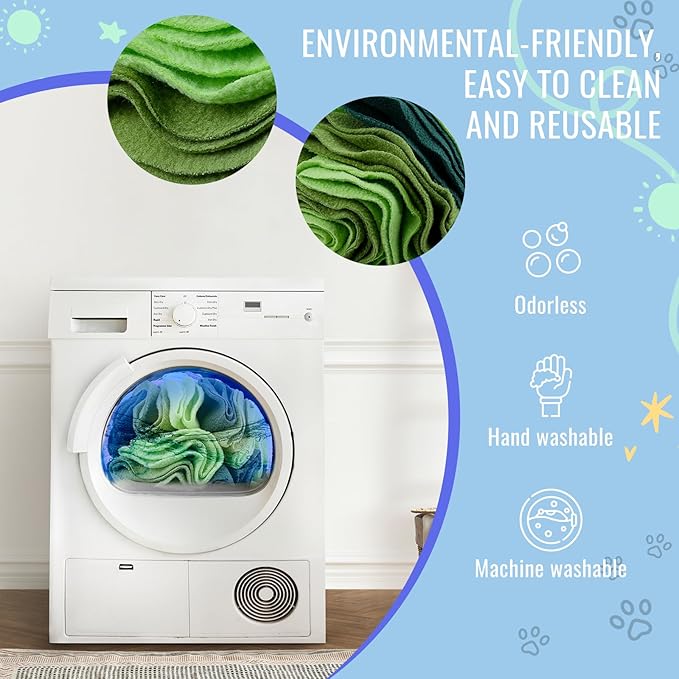 Pet Snuffle Ball, Puzzle Sniffing Interactive Dog Ball for Blind Dogs Training Stress Relief Dog Enrichment Toys Treat Machine Washable (20cm, Gradient Green)