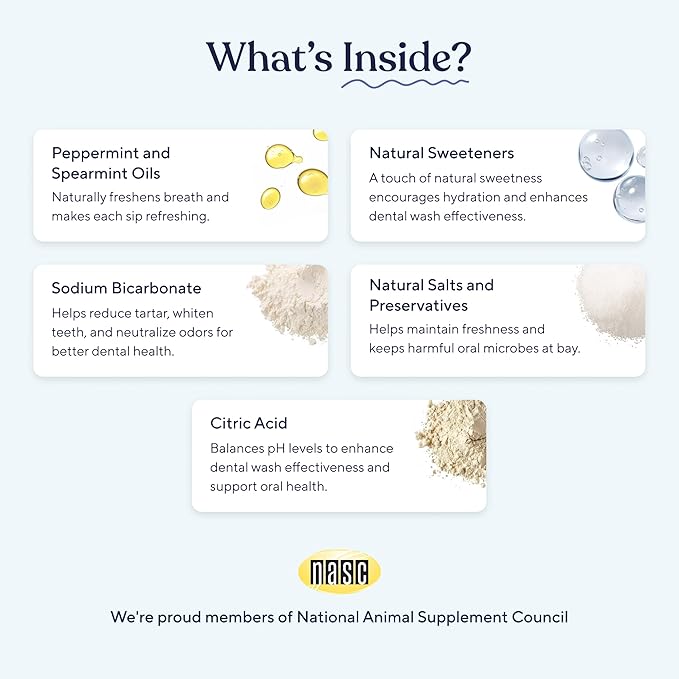 Pawfy Dog Breath Freshener with Specialized Dental Care Formula | Dog Teeth Cleaning & Mouthwash | Helps Freshen Dogs Breath with Easy Water Additive | Supports Plaque and Tartar Control