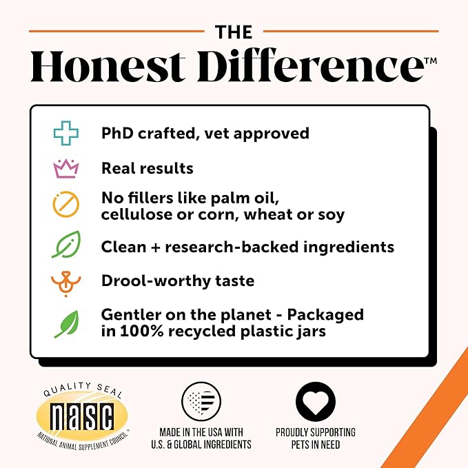 Senior Hemp Hip & Joint Supplement - Dog Joint Supplement with Hemp Oil, Glucosamine for Dogs, Collagen, MSM & Green Lipped Mussel - Mobility for Senior Dogs (Chicken 180ct)