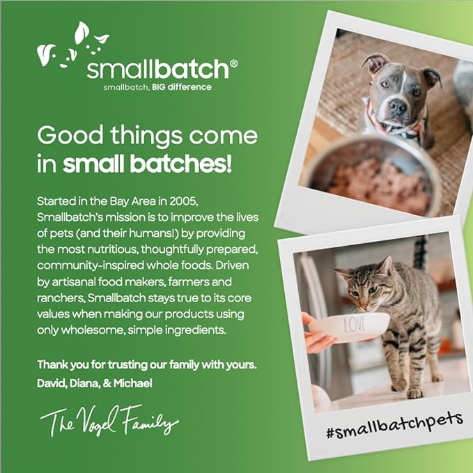 smallbatch Pets Freeze Dried Cat & Dog Treats, 2oz - Rainbow Trout, Organic High Protein Treats, Omega 3 Fatty Acids, Gluten Free, Grain Free, Made in The USA, Ethically Sourced, Single Protein