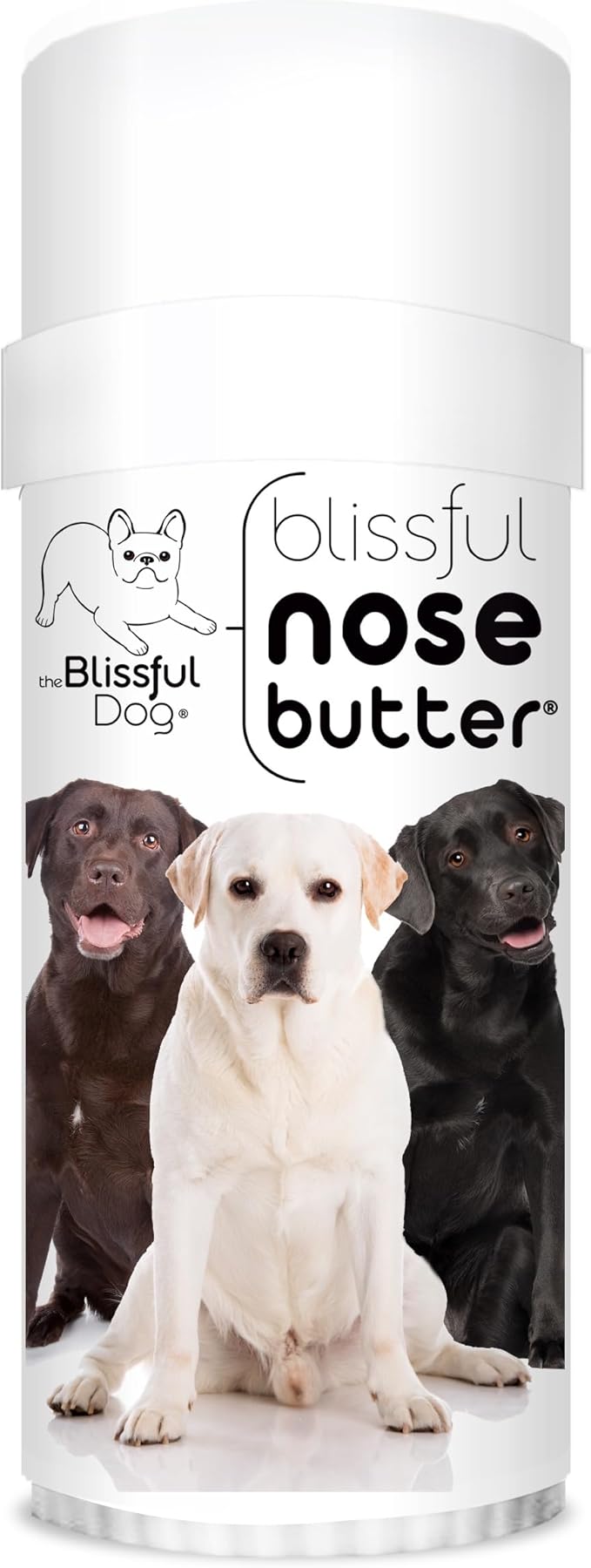 The Blissful Dog Labrador Retriever Nose Butter, Versatile Dog Nose Balm for Dry Nose, Handcrafted Nose Moisturizer, Easy-to-Apply Dog Essentials, Unscented, 2 oz.