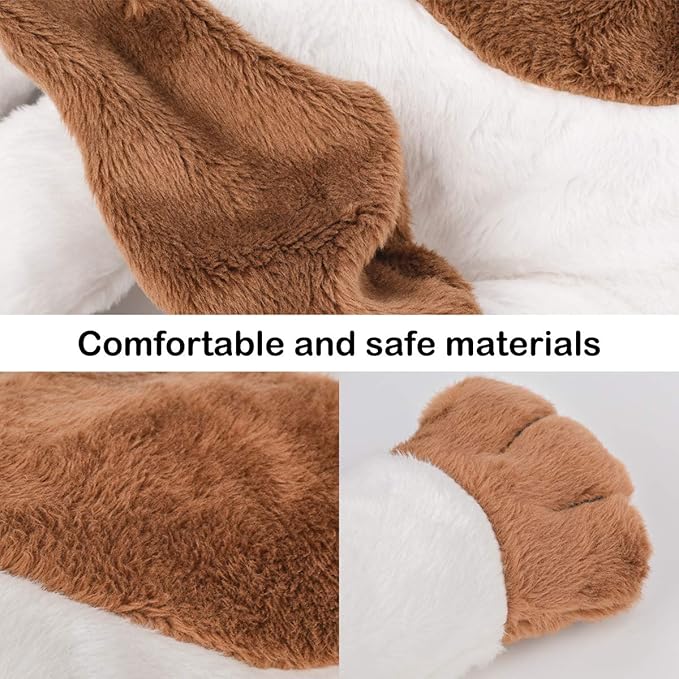 Puppy Heartbeat Toy Heartbeat Stuffed Animal for Dogs, Dog Heartbeat Toy for Puppy Sleep Aid Crate Training Calming, Puppy Comfort Toy for Dog Anxiety Relief