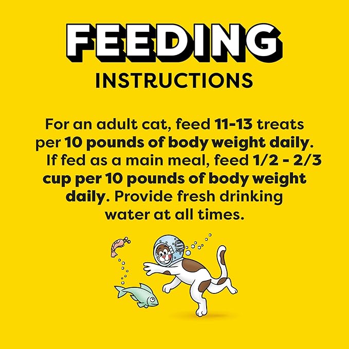 Temptations Classic Crunchy and Soft Cat Treats, Seafood Medley Flavor, 16 oz. Tub