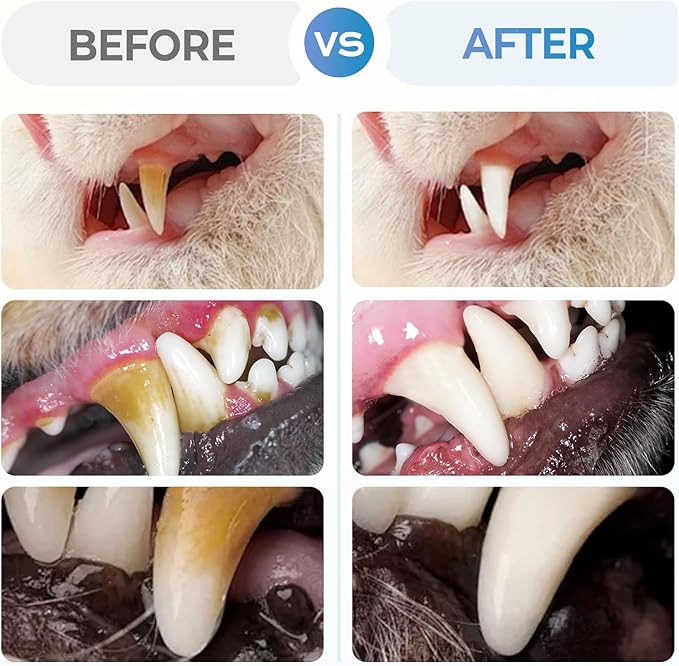 Pet Toothbrush Pen, 2025 Upgrade Pet Oral Repair Gel Dog Teeth Cleaning Pen, Pet Tooth Whitening & Cleaning Teeth Brightening Pens for Dog Cats Dental Care Fresh Breath (3)
