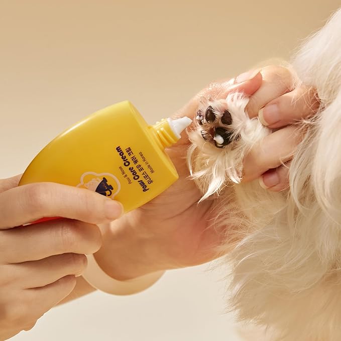 UNIPAWS Probiotic Moisturizing Cream for Dogs & Cats – Organic & Lick-Safe Relief for Dry, Cracked, Itchy Paws, Noses, Elbows & Ears – Skin-Care, Non-Greasy Formula, Made in Korea, 2.1 oz / 60g