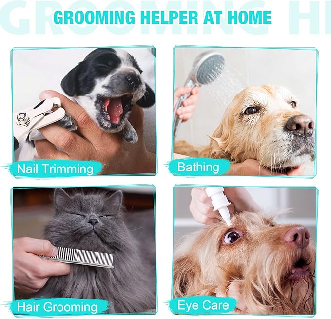 Dog Grooming Hammock - Pet Harness for Grooming, Dog Sling for Nail Clipping, Dog Hanging Holder for Cutting Nails