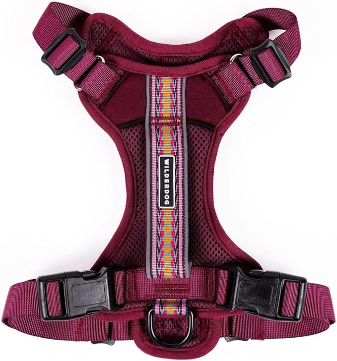 Wilderdog Lightweight Dog Harness with Reflective Straps - Small - Huckleberry