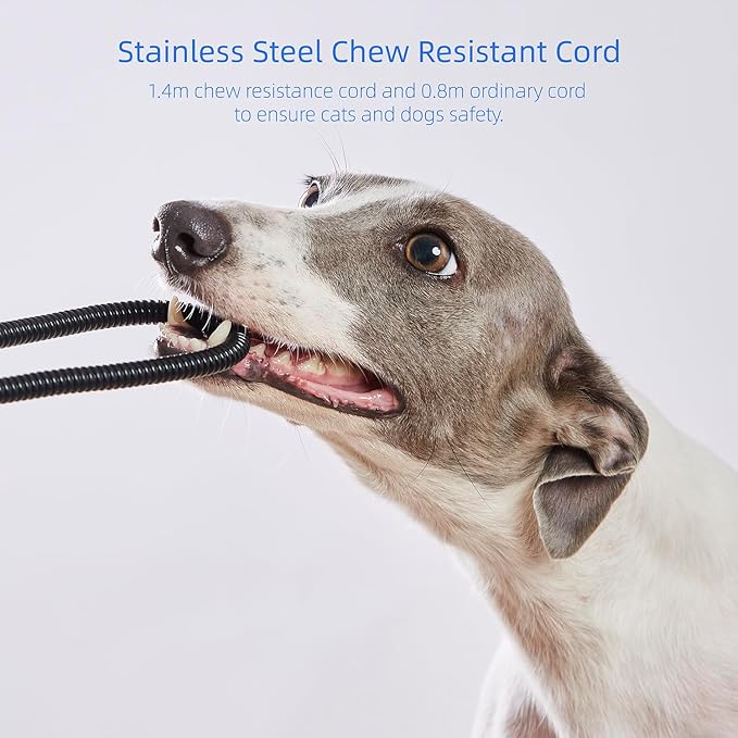 pettycare Pet Heating Pad for Dog Cat, Electric Heating with Steel-Wrapped Cord, 25-Level Timer & 11-Level Temperature Indoor Warming Pads Easy Clean for Puppy Cat Dog L 22x18inch