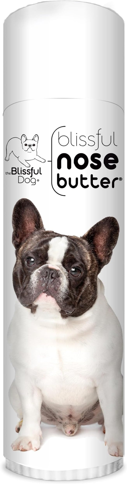 The Blissful Dog French Bulldog Pied Nose Butter for Dry, Cracked Skin, Lick-Safe Dog Nose Balm with Moisturizing Shea Butter, Almond, Olive, and Essential Oils, Pet Supplies, Uncented, 0.50 oz.