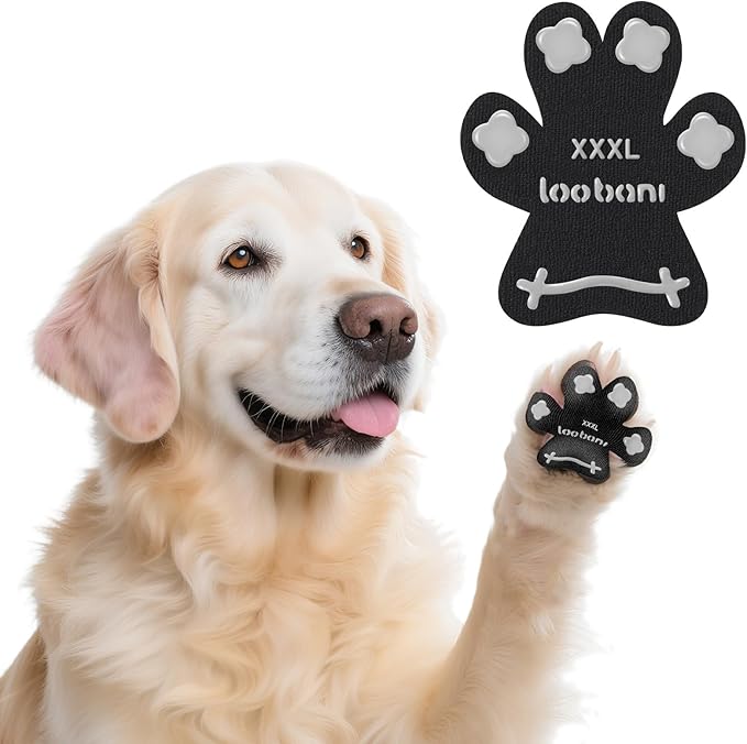 Paw Pads for Dogs Traction for Senior Dogs - Non Slip Sticky Dog Paw Grip Pads Covers, Anti-Slip Adhesive Dog Paw Pads for Slippery Hardwood Floors to Prevent Slipping While Walking Running