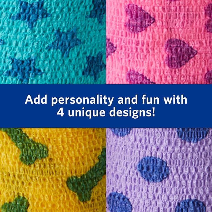 PetFlex Pet Pack – Flexible Self-Adhering Elastic Bandage for Wound Care – First Aid Wrap for Small Animals Like Dogs, Cats, and Other Pets - 2 inch, 36 Rolls