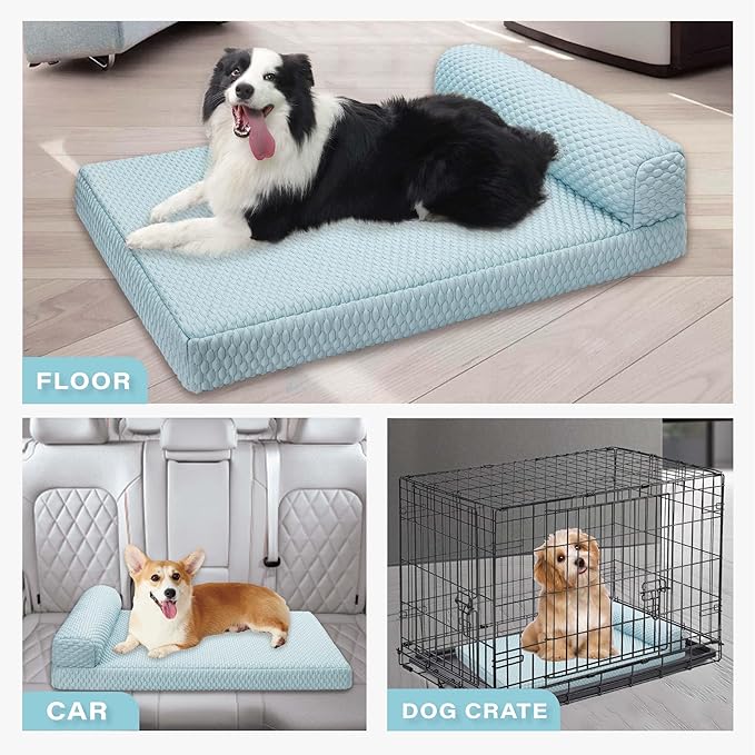 Tinaco Orthopedic Dog Couch Bed for Large Dogs, Cats - XX-Large, Washable, Removable Cover
