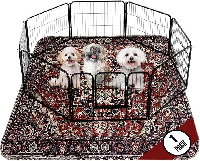 Washable Pee Pads for Dogs - XXL (1 Pack) 6 FT X 6 FT Super Absorbent Reusable Puppy Training Pads - 100% Waterproof, Leak-Proof & Non-Slip Whelping Pads for Pet Housebreaking