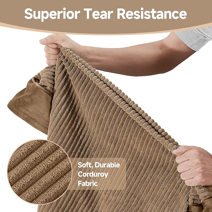 OhGeni Orthopedic Waterproof & Machine Washable Dog Bed for Medium Large Pets, Suitable for Crates, Cat Mat with 25D Egg Crate Foam, Non-Slip Bottom & Removable Cover, 35 Inches(Coffee)