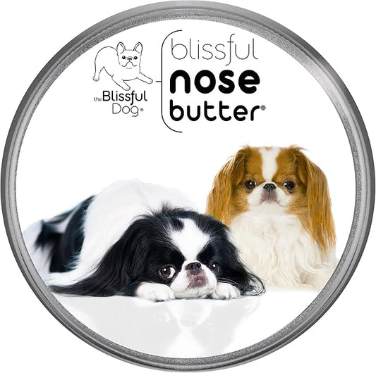 The Blissful Dog Japanese Chin Nose Butter, Versatile Dog Nose Balm for Dry Nose, Handcrafted Nose Moisturizer, Easy-to-Apply Dog Essentials, Unscented, 1 oz.