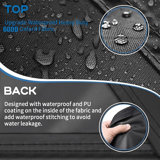 SIRUITON Dog Playpen Storage Bag 2Pack, Fits 40" H 8 Panels and 9 Stakes Suitable for Foldable Exercise Pet Playpen, Dog Fence Travel Bag,with Reinforcing Plate & Shoulder