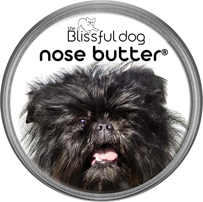 The Blissful Dog Affenpinscher Nose Butter for Dry, Cracked Skin, Lick-Safe Dog Nose Balm with Moisturizing Shea Butter, Almond, Olive, and Essential Oils, Pet Supplies, Uncented, 8 oz.