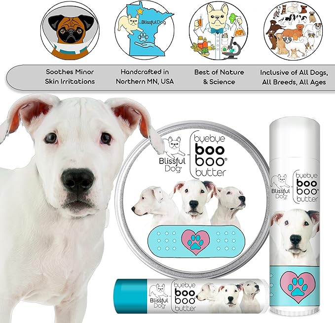 The Blissful Dog Dogo Argentino Boo Boo Butter, 8-Ounce