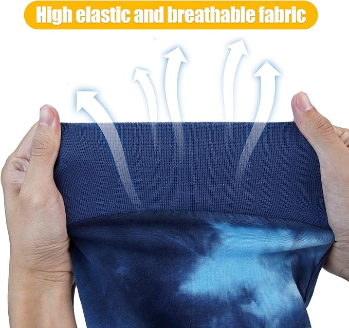 Recovery Suit for Dogs Male/Female Surgery Suit for Dog Tie Dye Shedding Suit Wound After Surgery Wear, Prevent Licking Wounds, E-Collar & Cone Alternatives Medium Blue2