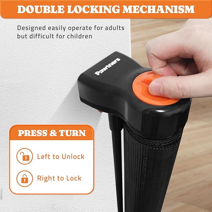 Upgrade Retractable Baby Gates, 35" Tall Extends up to 60" Wide, Mesh Dog Gate Indoor for Stairs, Outdoor Reinforced Pet Gate with Support Rods for Doorways Hallways Kitchen Bedroom, Black