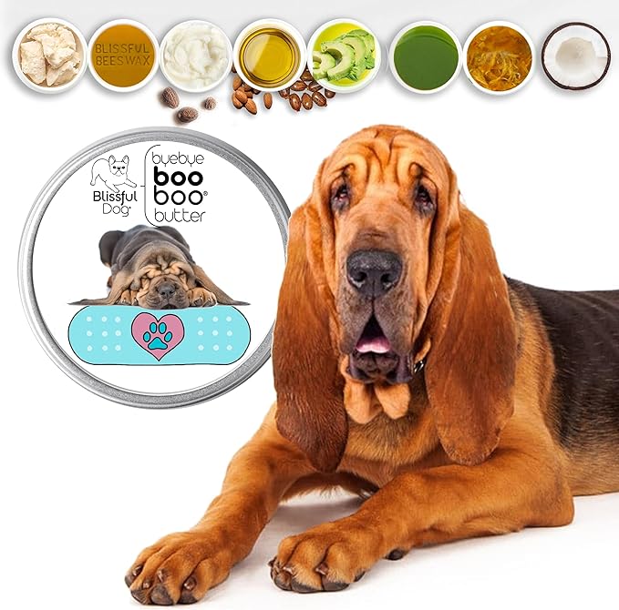 The Blissful Dog 2 oz TIN Bloodhound Booboo Butter