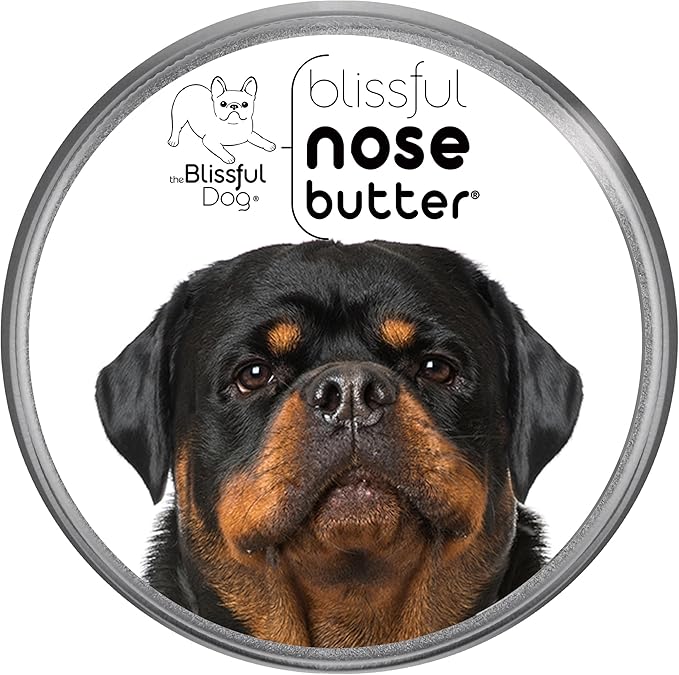 The Blissful Dog Rottweiler Unscented Nose Butter - Dog Nose Butter, 2 Ounce
