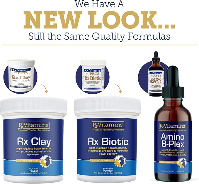 Rx Vitamins Liquid Immuno Dog and Cat Immune Support - L-Lysine for Cats - Reishi Mushroom Supplement for Dogs - Feline & Canine Immune System Support - Bacon Flavor - 4 oz