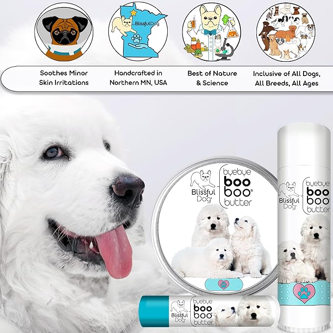 The Blissful Dog .15 oz Tube Great Pyrenees Booboo Butter
