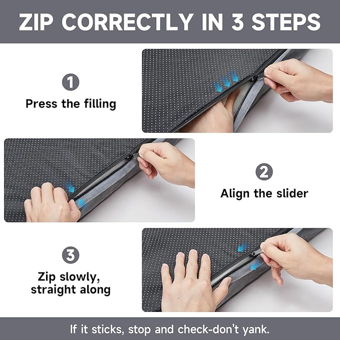 OhGeni Orthopedic Waterproof & Machine Washable Dog Bed for Medium Large Pets, Suitable for Crates, Cat Mat with 25D Egg Crate Foam, Non-Slip Bottom & Removable Cover, 35 Inches(Gray)