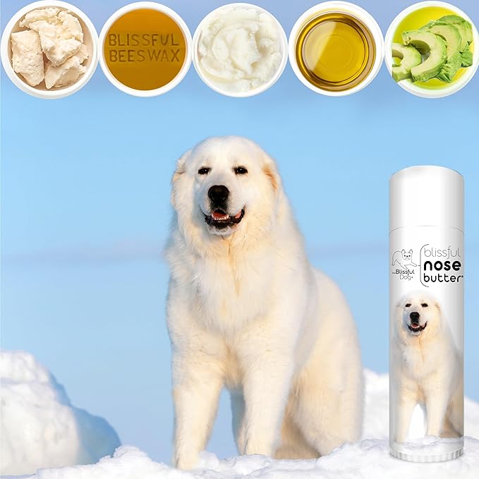 The Blissful Dog Great Pyrenees Unscented Nose Butter - Dog Nose Butter, 0.50 Ounce