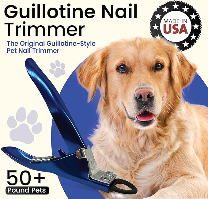 Resco Original Deluxe Dog, Cat, and Pet Nail/Claw Clippers. Best USA-Made Trimmer, More Colors & Sizes, PF0725