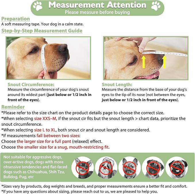 Mayerzon Dog Muzzle, Patented Soft Mesh Muzzle for Small Medium Large Dogs for Scavenging Biting Licking and Chewing, Allows to Pant and Drink (S, Black)