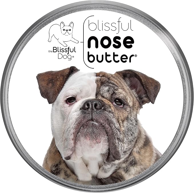The Blissful Dog Olde English Bulldogge Unscented Nose Butter - Dog Nose Butter, 1 Ounce