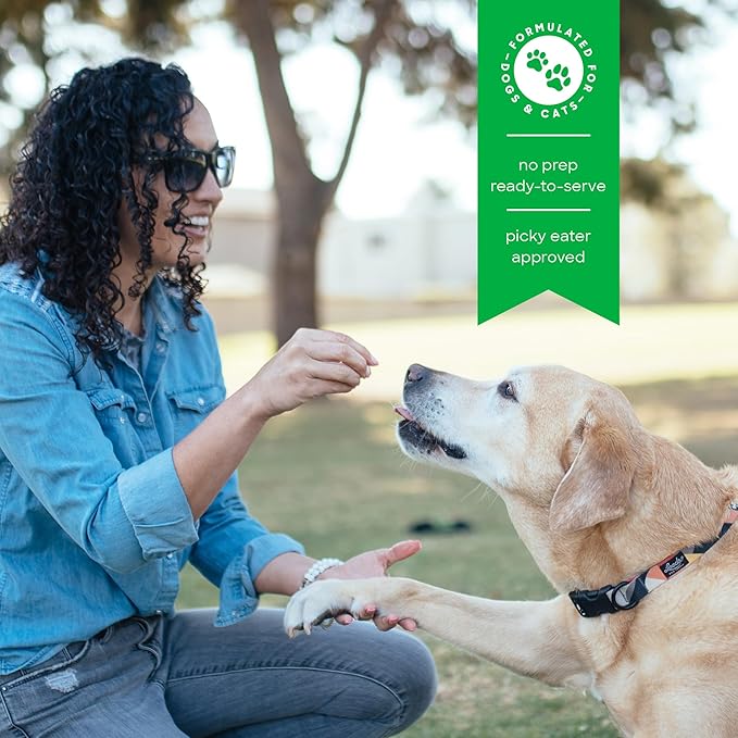 smallbatch Freeze Dried Dog Treats, Superfood Food Topper Duck Bites for Dogs & Cats, Probiotics, Organic Ingredients, High Protein, Grain Free Healthy Treat or Food Topper, Made in The USA, 7 oz Bag