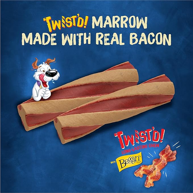 Purina Busy with Beggin’ Twist’d Adult Dog Chew Bone Treats - 6 ct. Pouch