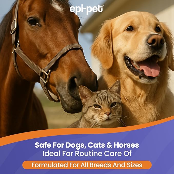 Dog & Cat Ear Cleaner Solution with Aloe Vera & Tea Tree Oil – Removes Itchy Ear Wax, Debris, Odor – Ears Wash, Drops & Flush for Pets, Dog Ears Cleaning, Cat Cleaner (4 oz- Pack of 2)