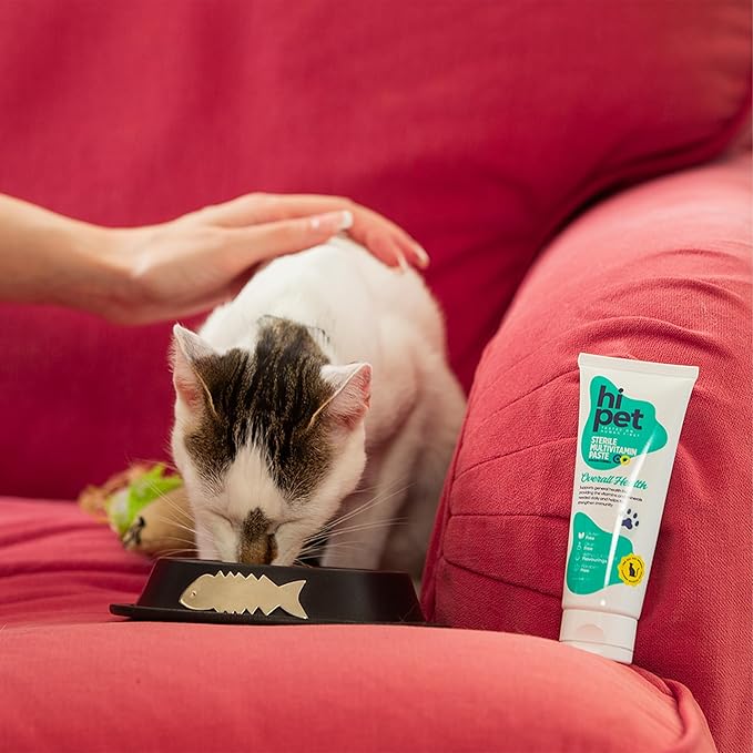 Hi Pet Multivitamin Cat Malt, Cat Treats Lickable, Supports Immune System, Metabolism, Dental Health, Weight Control, Iron for Cats, 2.65 Oz (Pack of 1)