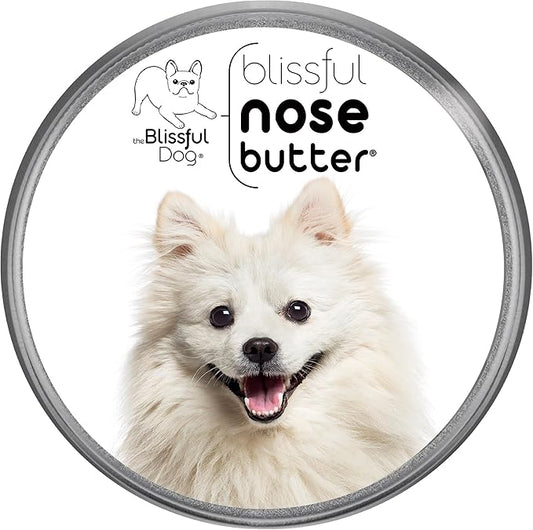 The Blissful Dog American Eskimo Nose Butter for Dry, Cracked Skin, Lick-Safe Dog Nose Balm with Moisturizing Shea Butter, Almond, Olive, and Essential Oils, Pet Supplies, Uncented, 2 oz.