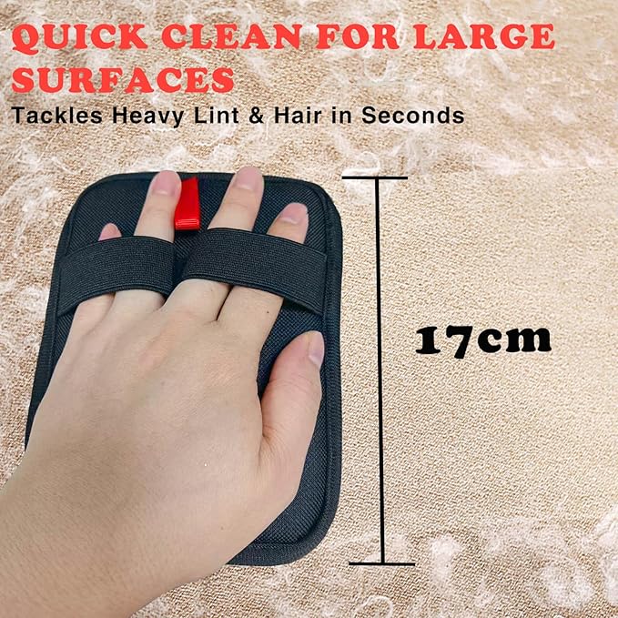 Pet Hair Removal Glove, 2 Pcs New Upgrade Electrostatic Gloves Pet Hair, Remover Grooming Glove for Cat & Dog Hair Remover for Couch, Furniture, Curtain