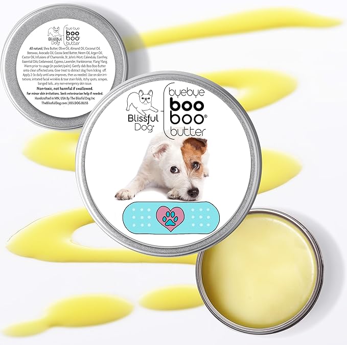 The Blissful Dog 4 oz TIN Jack Russell Terrier Booboo Butter