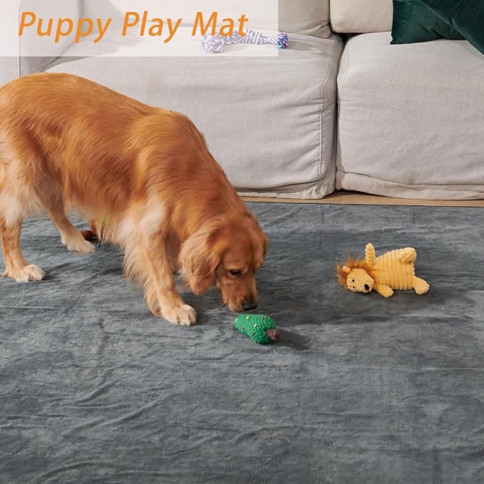 Washable Dog Pee Pads 36x72 2Pack Reusable Whelping Pads, Absorb Dog Mats Non-Slip Puppy Training Pads for Whelping, Potty, Training, Playpen, Crate