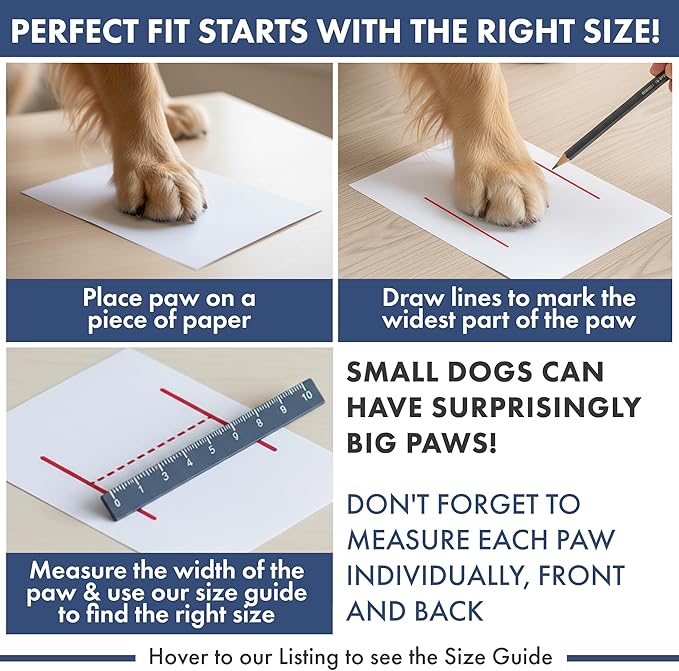 Spark Paws Dog Shoes, Waterproof Dog Boots for Medium to Large Dogs, Non Slip, Breathable Dog Booties and Paw Protectors - 4PCS Doggie Hiking Boots with Reflective Straps, Red, Size 7