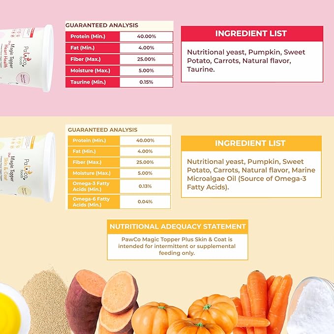 PawCo Magic Topper Variety Pack - Dog Food Topper for Picky Eaters, Grain-Free Meal Enhancer, Supports Immune & Digestive Health, 800g