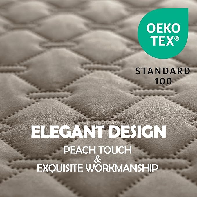 gogobunny 100% Double Sided Waterproof Dog Blanket Soft Pet Bed Cover Reversible Protect Furniture Couch Sofa Car for Puppy Large Dog Cat (Dark Stone/Light Stone, 30x90 Inch (Pack of 1))